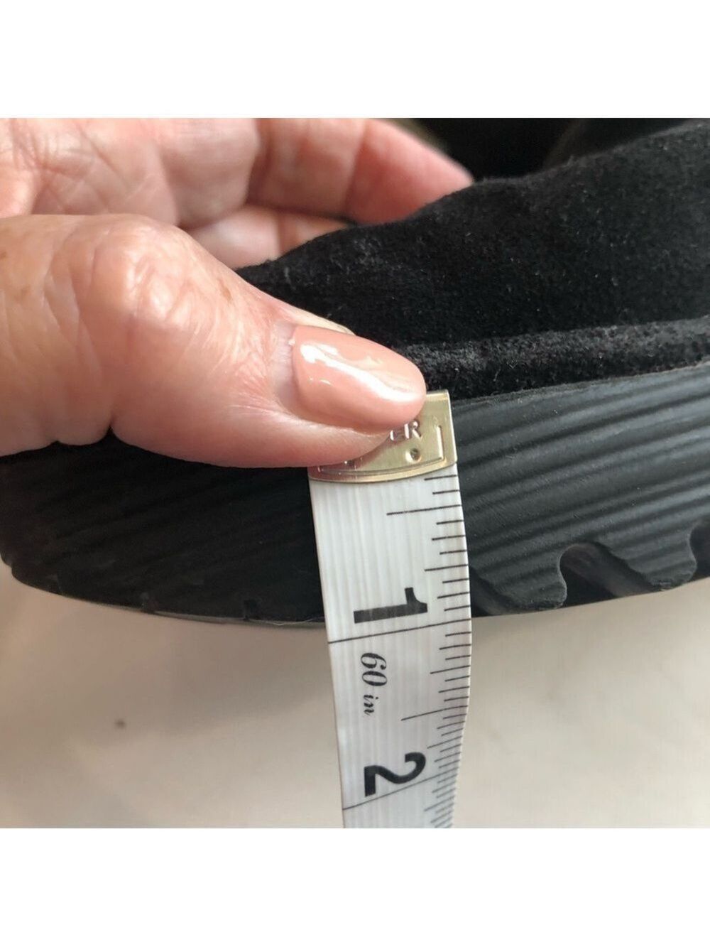 Fly London Size 40(9) Yama wedge heel ankle bootie. Black suede gripper tread - Picture 13 of 13